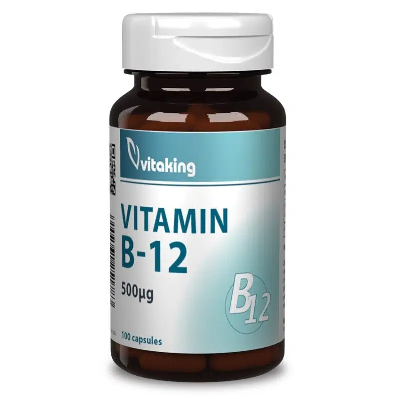 Vitaking B12 vitamin 500mcg kapszula 100db Vitaking B12 vitamin 500mcg kapszula 100db