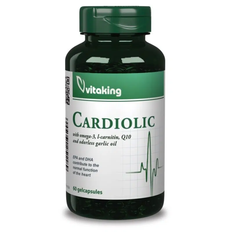 Vitaking Cardiolic Formula 60db gélkapszula Vitaking Cardiolic Formula 60db gélkapszula