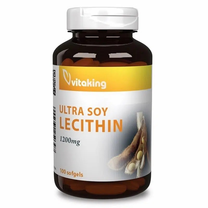 VitaKing Lecitin 1200mg lágyzselatin kapszula 100db VitaKing Lecitin 1200mg lágyzselatin kapszula 100db