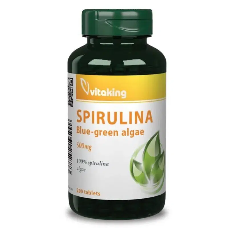 Vitaking Spirulina alga 500g 200 db tabletta Vitaking Spirulina alga 500g 200 db tabletta