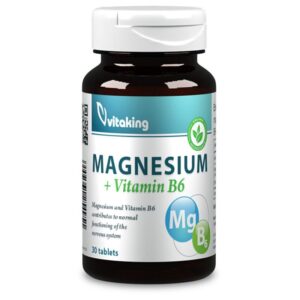 Vitaking Magnesium Citrate 150mg + B6-vitamin 30db
