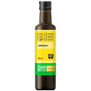 Vitamin bottle Lenmag hidegen sajtolt olaj 100ml
