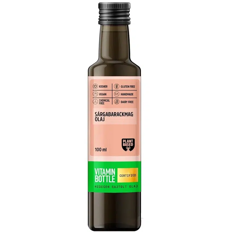 Vitamin bottle Barackmag hidegen sajtolt olaj 100ml Vitamin bottle Barackmag hidegen sajtolt olaj 100ml