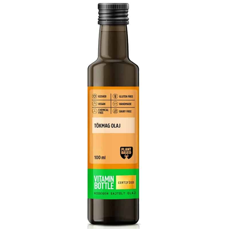 Vitamin bottle Tökmagolaj hidegen sajtolt étkezési olaj 100 ml Vitamin bottle Tökmagolaj hidegen sajtolt étkezési olaj 100 ml