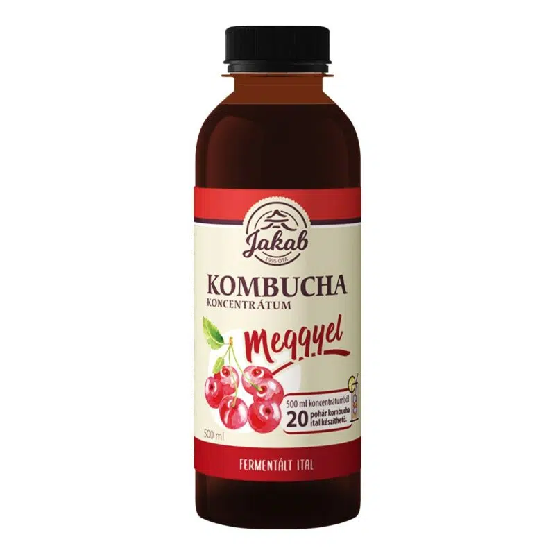Kombucha koncentrátum Meggyel 0,5l Kombucha koncentrátum Meggyel 0,5l