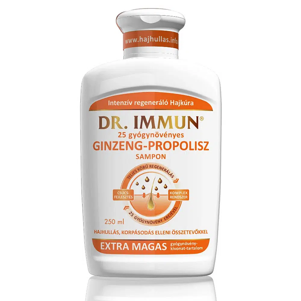 Dr.Immun luxus sampon ginzeng-propolisz 250ml Dr.Immun luxus sampon ginzeng-propolisz 250ml