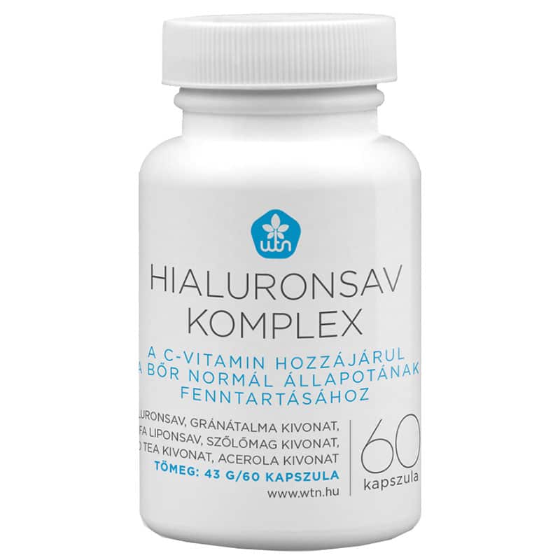 Wtn Hialuronsav Komplex kapszula 60db Wtn Hialuronsav Komplex kapszula 60db