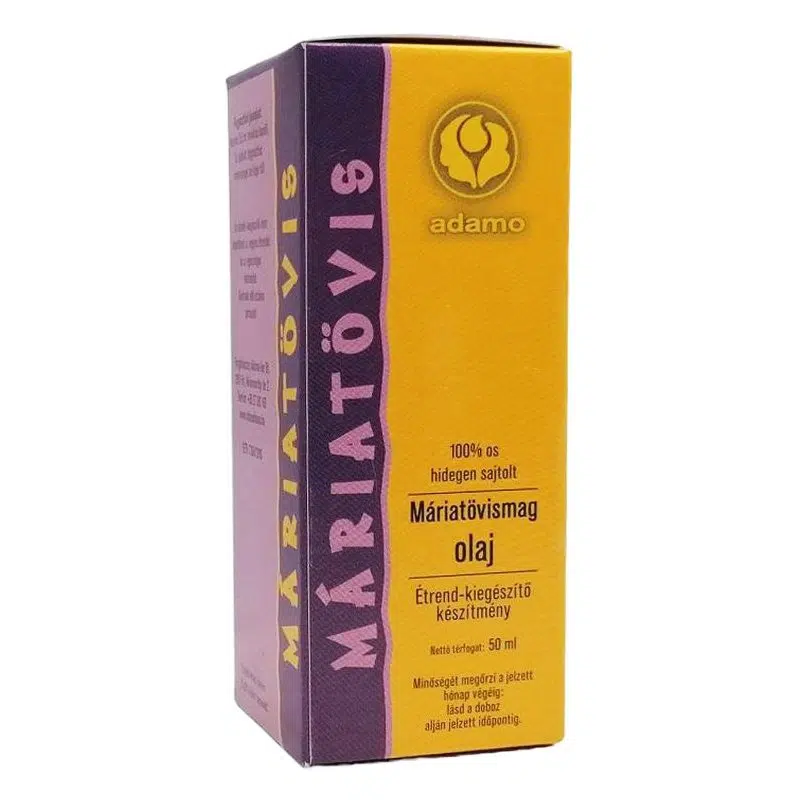 Adamo máriatövismag olaj 50ml Adamo máriatövismag olaj 50ml