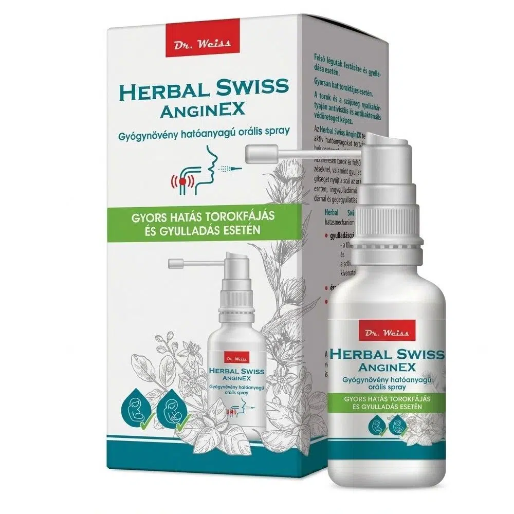 Herbal Swiss Anginex spray 30ml (Swiss) Herbal Swiss Anginex spray 30ml (Swiss)