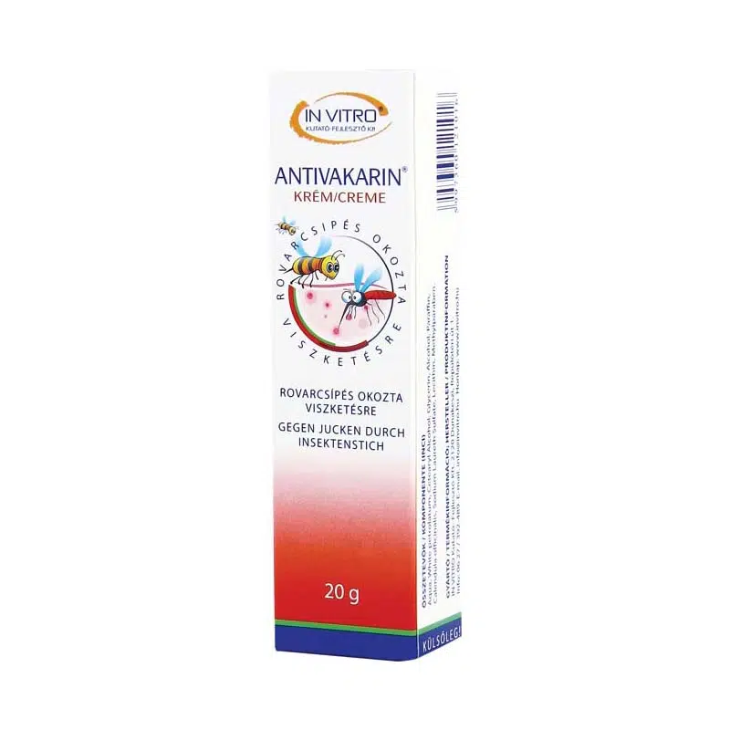 Antivakarin krém viszketés ellen 20 g (InVitro) Antivakarin krém viszketés ellen 20 g (InVitro)