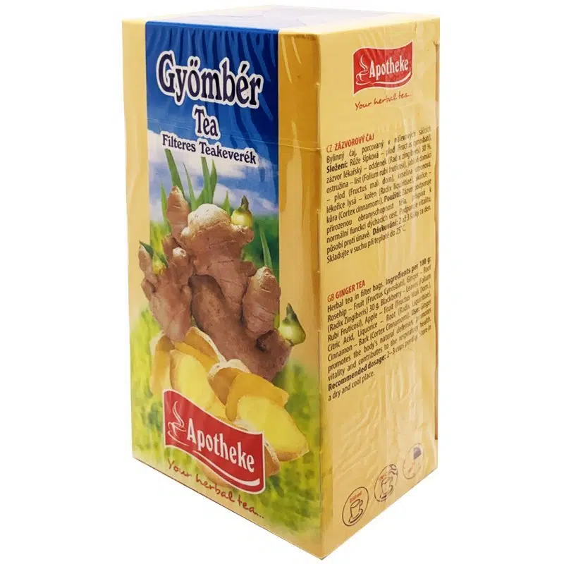 Apotheke gyömbér tea 20 filteres Apotheke gyömbér tea 20 filteres