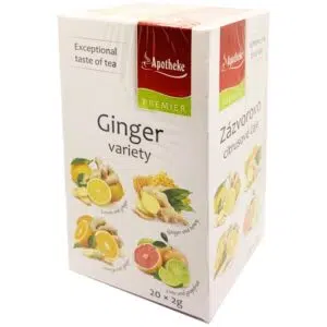 Apotheke gyömbér variációk, vegyes gyümölcs tea 20 filter