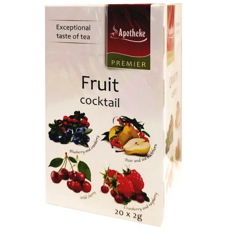 Apotheke gyümölcskoktél, vegyes gyümölcs tea 20 filter Apotheke gyümölcskoktél, vegyes gyümölcs tea 20 filter