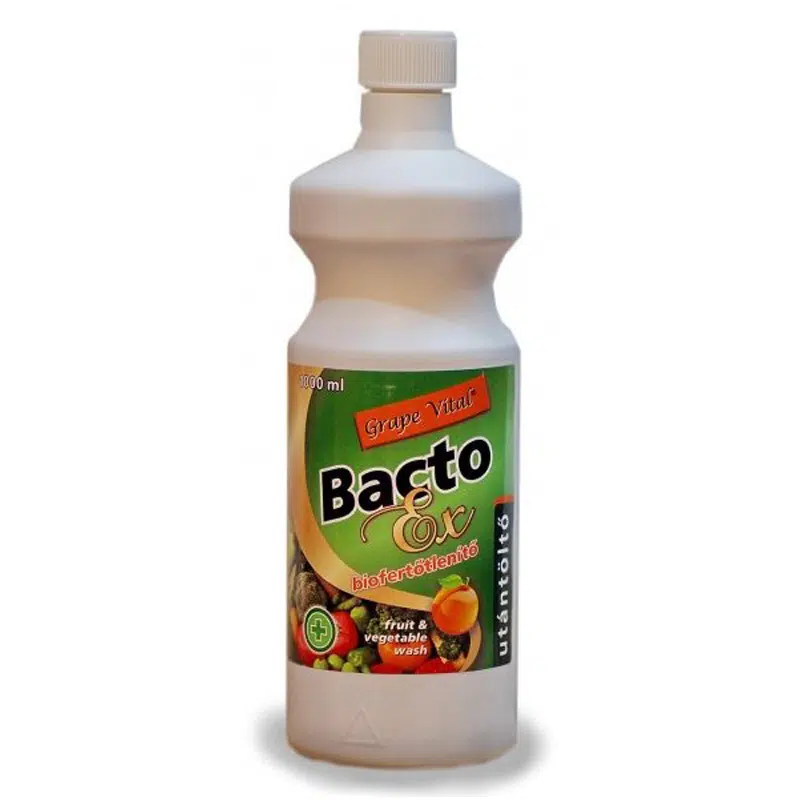 BactoEX Zöldség és gyümölcs biofertőtlenítő 1000ml utántöltő BactoEX Zöldség és gyümölcs biofertőtlenítő 1000ml utántöltő