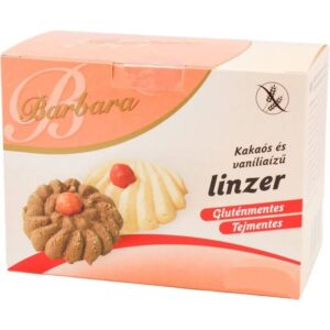 Barbara gluténmentes kakaós-vaníliás KAJSZIS Linzer 150 g