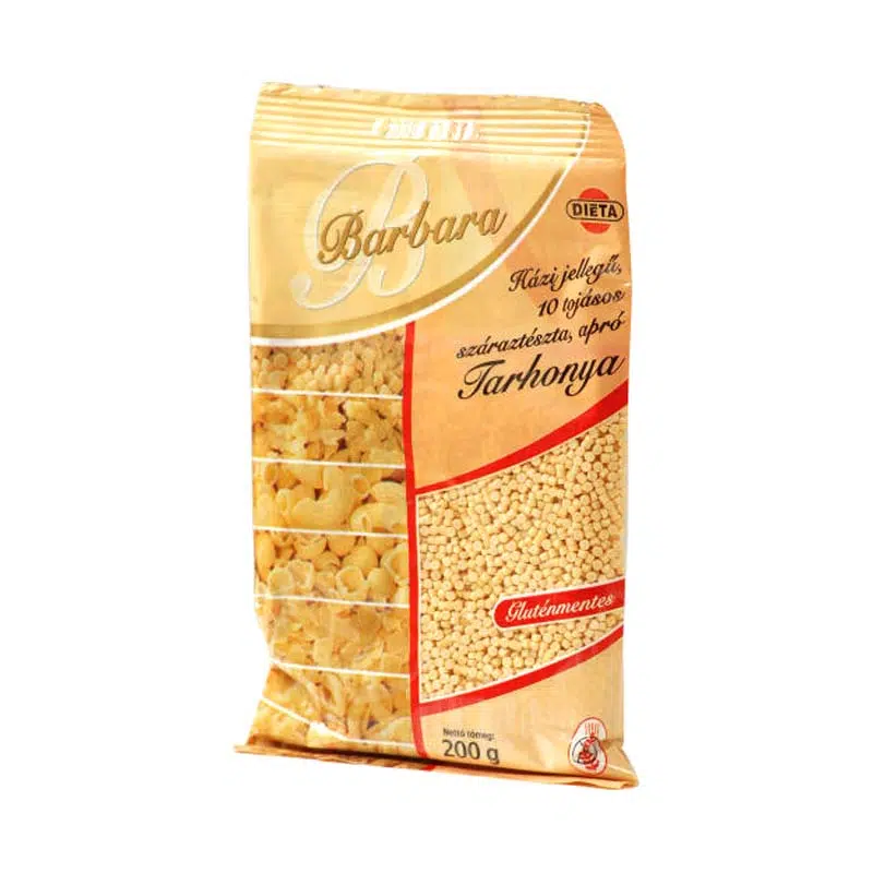 Barbara gluténmentes tészta tarhonya 200 g Barbara gluténmentes tészta tarhonya 200 g