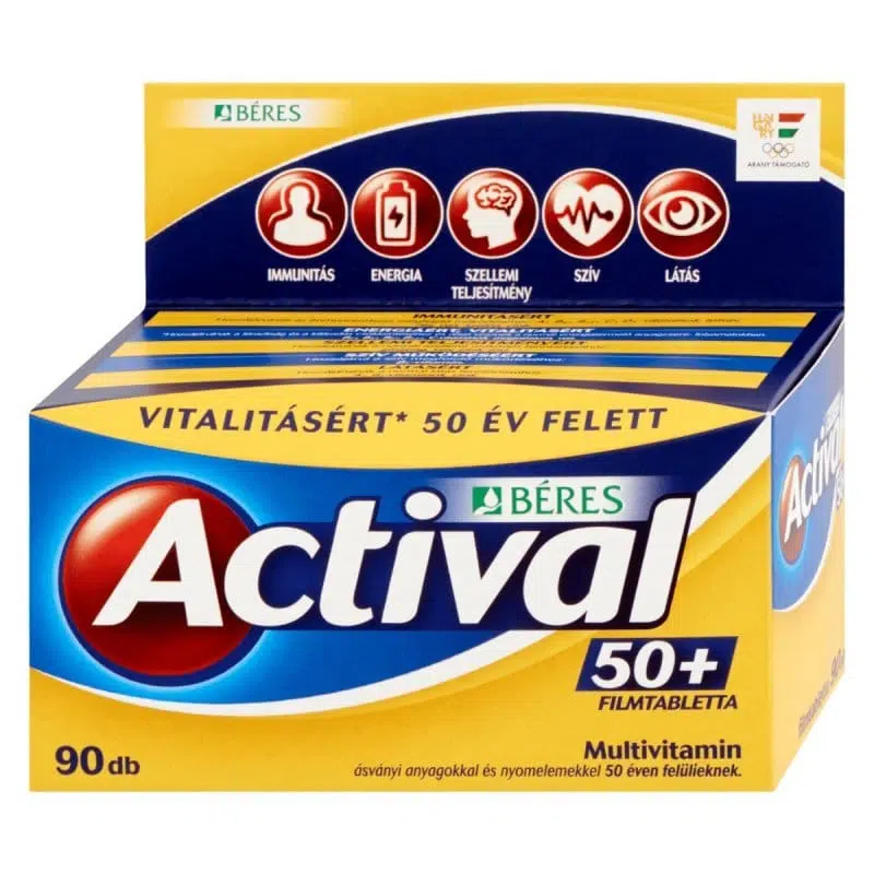 Béres Actival 50+ filmtabletta 90db Béres Actival 50+ filmtabletta 90db
