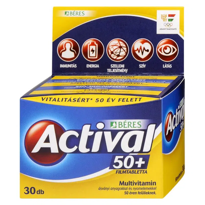 Béres Actival 50+ filmtabletta 30db Béres Actival 50+ filmtabletta 30db