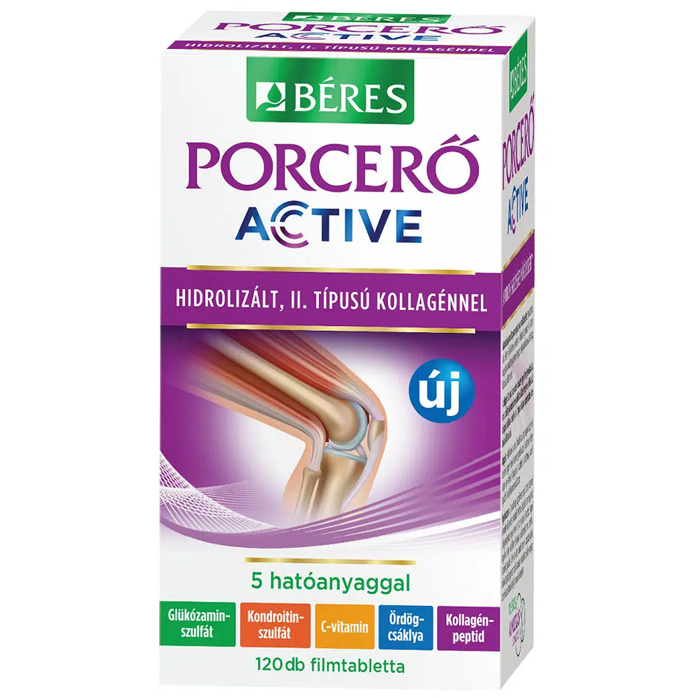 Béres Porcerő Active filmtabletta - 120db Béres Porcerő Active filmtabletta - 120db
