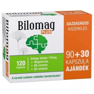 Bilomag Plus Ginkgo biloba kapszula 90+30db