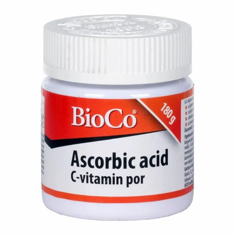 Bioco ascorbic acid c-vitamin por 180g Bioco ascorbic acid c-vitamin por 180g