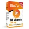 Bioco B1-vitamin 100mg filmtabletta 80 db
