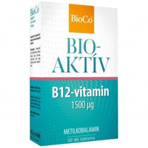 BioCo Bioaktív B12-vitamin 1500mcg tabletta 60 db