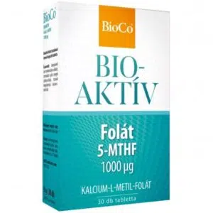 BioCo Bioaktív Folát 5-MTHF 1000mcg tabletta 30 db