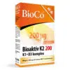 BioCo Bioaktív K2 200mg K1+D3 komplex tabletta 60 db