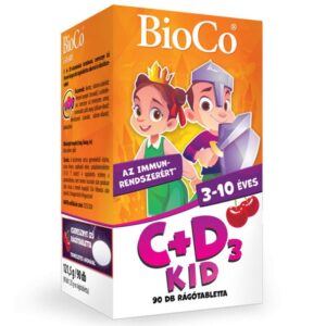 Bioco C+D3 KID cseresznyés rágótabletta 90 db
