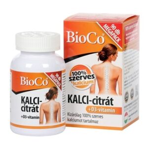Bioco kalci-citrát d3 vitamin megapack 90db