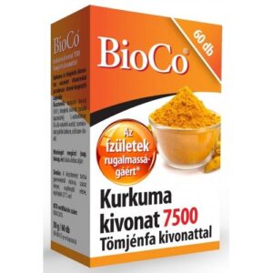 BioCo Kurkuma Kivonat 7500mg Tömjénfa Kivonattal tabletta 60db