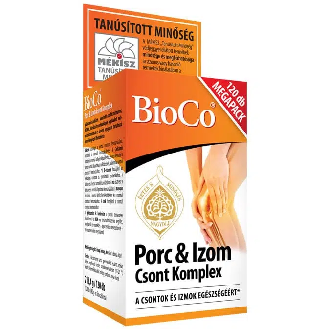 BioCo Porc & Izom Csont Komplex tabletta Megapack 120db BioCo Porc & Izom Csont Komplex tabletta Megapack 120db