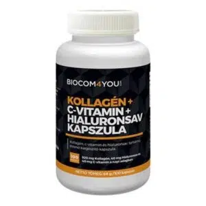 Biocom4You Kollagén + C-vitamin + Hialuronsav kapszula 100db