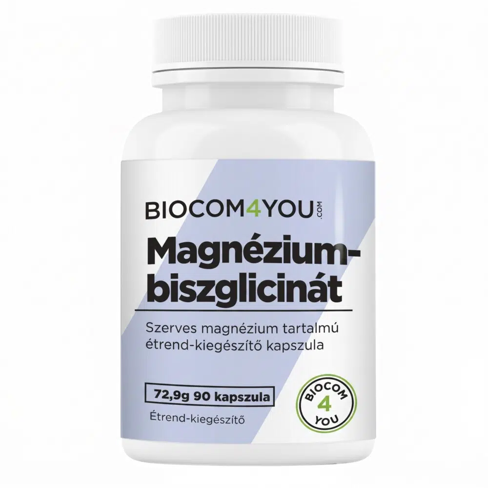 Biocom4You Magnézium-biszglicinát kapszula 90db Biocom4You Magnézium-biszglicinát kapszula 90db