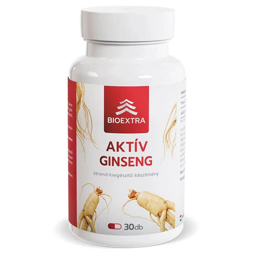 Bioextra ginseng active 100% kapszula 30db Bioextra ginseng active 100% kapszula 30db