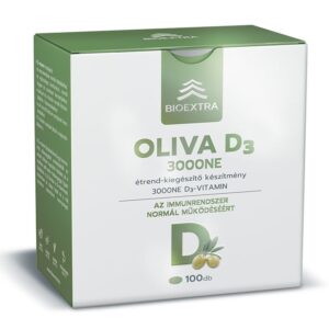 Bioextra Oliva D3-vitamin 3000 NE lágyzselatin kapszula - 100 db