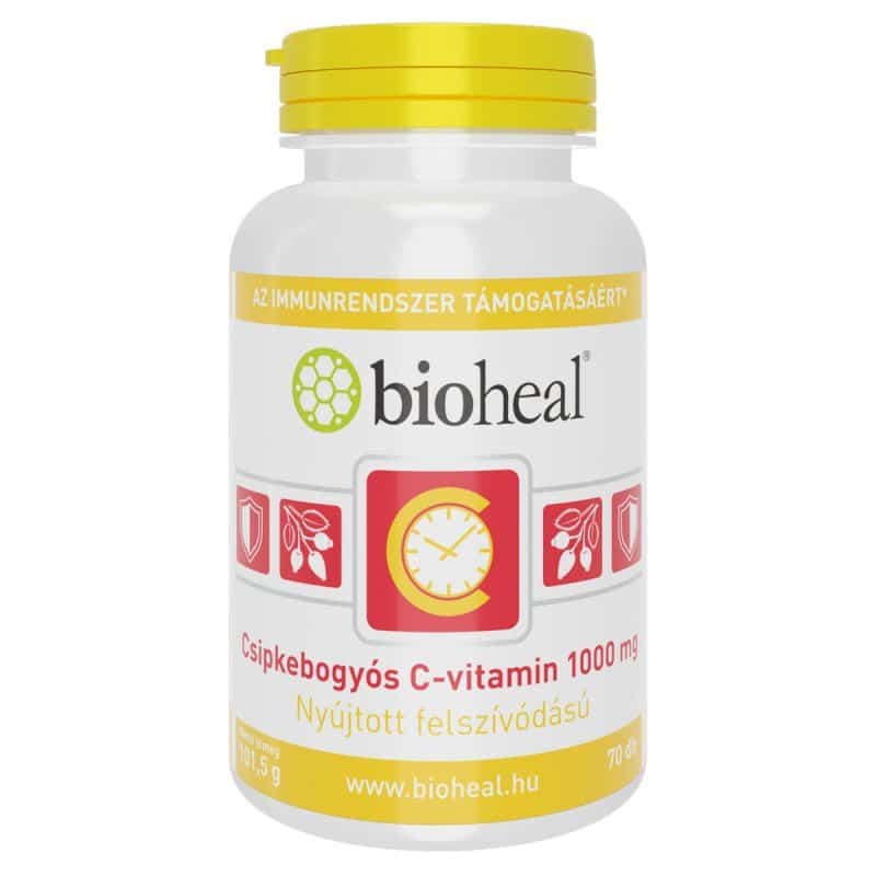 Bioheal C-vitamin 1000 mg + csipkebogyó tabletta 70 db Bioheal C-vitamin 1000 mg + csipkebogyó tabletta 70 db