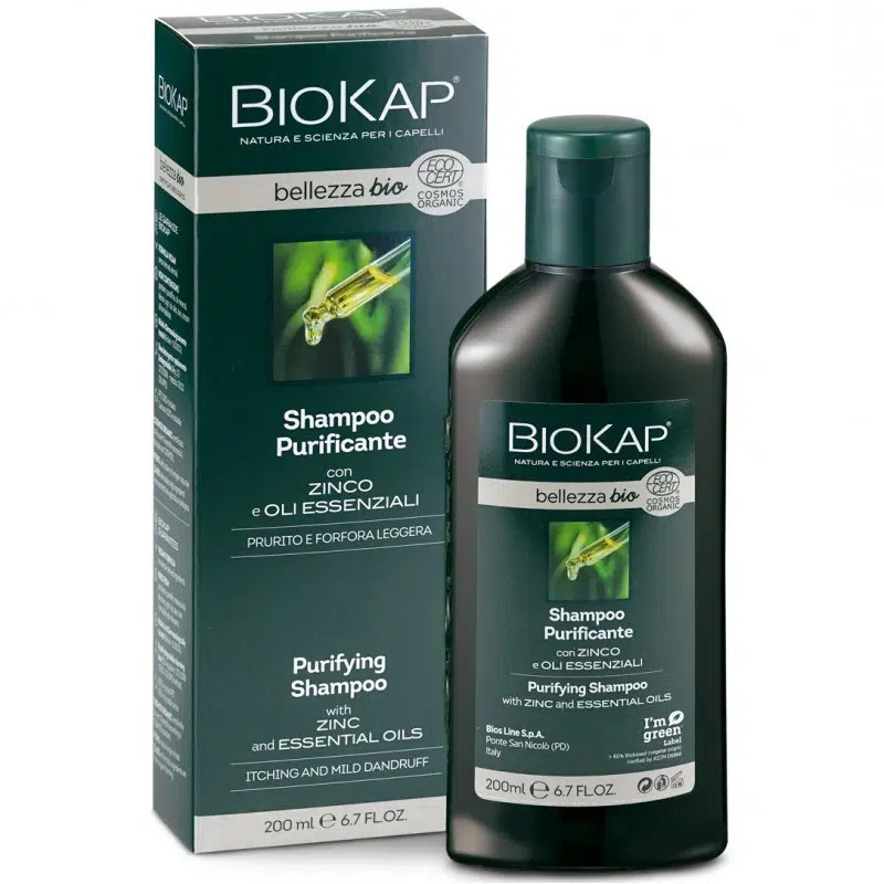 Biokap Bellezza bio Sampon enyhén korpás fejbőrre 200ml Biokap Bellezza bio Sampon enyhén korpás fejbőrre 200ml