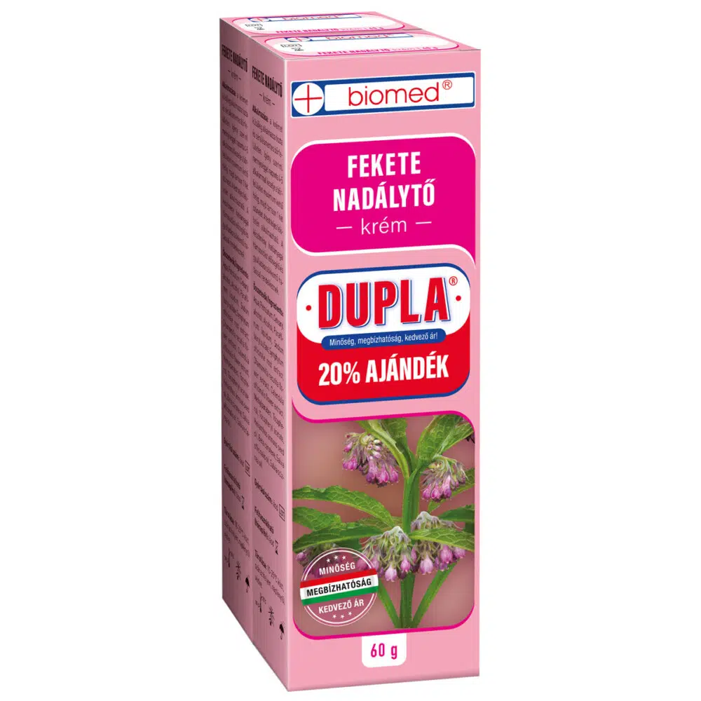 Biomed feketenadálytő krém dupla 60+60 g Biomed feketenadálytő krém dupla 60+60 g
