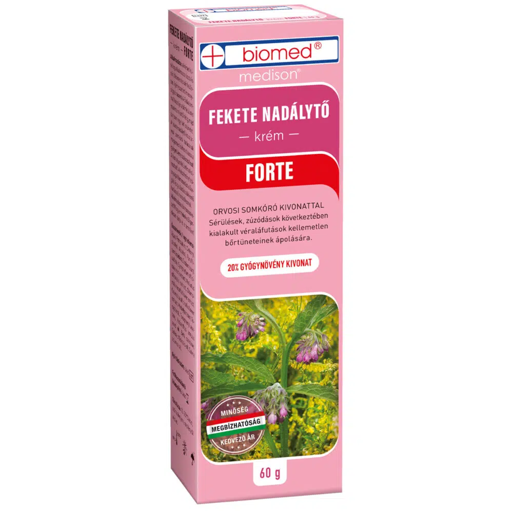 Biomed feketenadálytő krém forte 60g Biomed feketenadálytő krém forte 60g