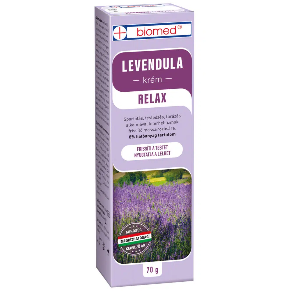 Biomed francia levendula krém 70g Biomed francia levendula krém 70g