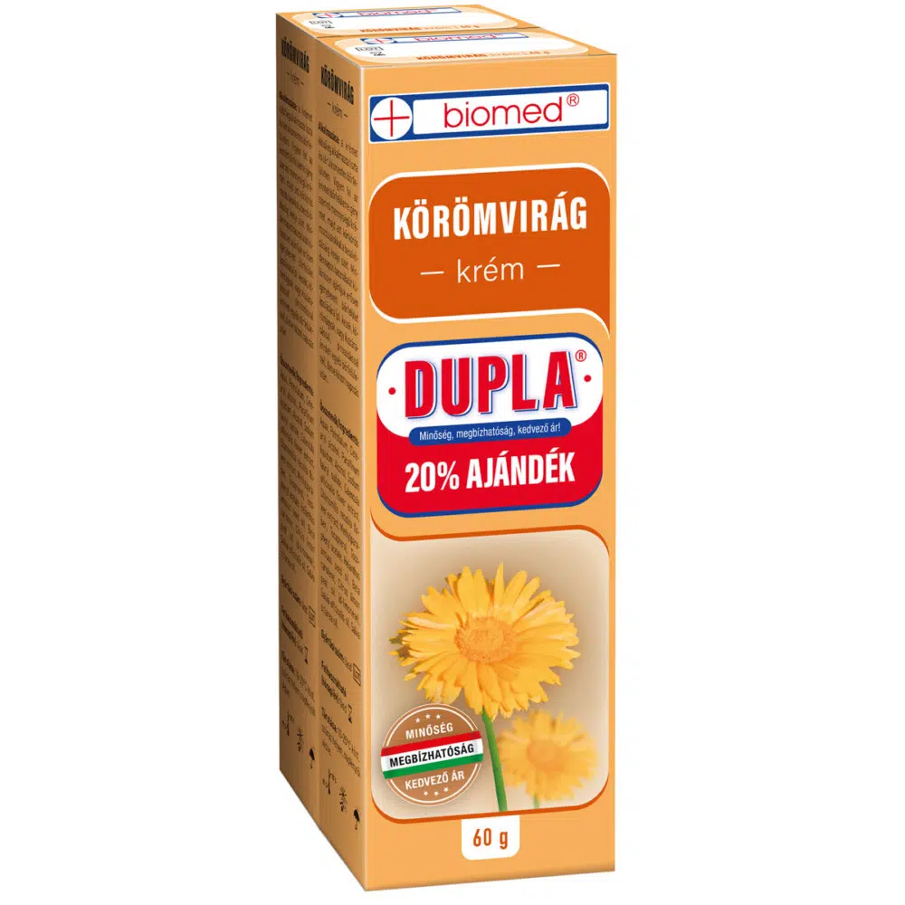 Biomed körömvirág krém dupla 2x60 g Biomed körömvirág krém dupla 2x60 g