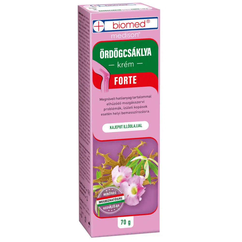 Biomed Ördögcsáklya Forte krém 70g Biomed Ördögcsáklya Forte krém 70g