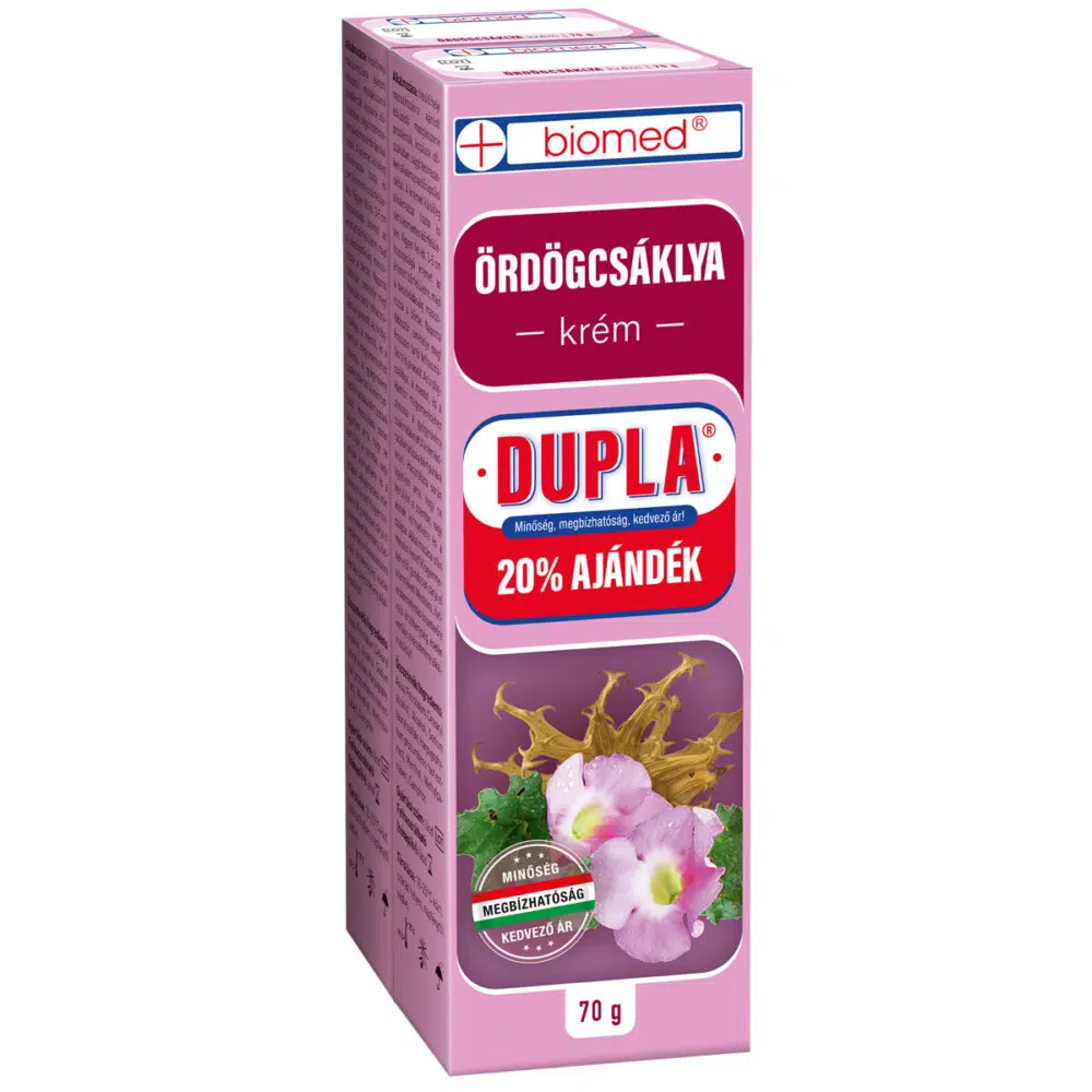 Biomed Ördögcsáklya krém dupla 2x70g Biomed Ördögcsáklya krém dupla 2x70g