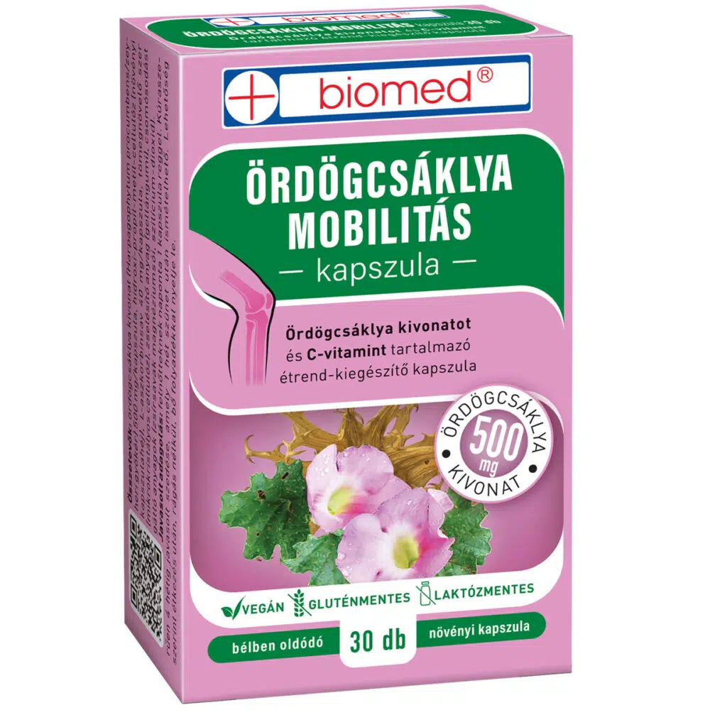 Biomed Ördögcsáklya mobilitás kapszula 30db Biomed Ördögcsáklya mobilitás kapszula 30db