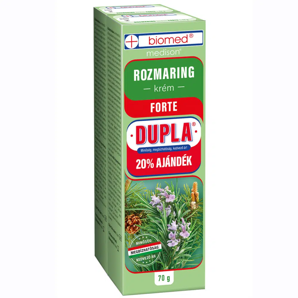 Biomed rozmaring krém FORTE dupla 2x70g Biomed rozmaring krém FORTE dupla 2x70g
