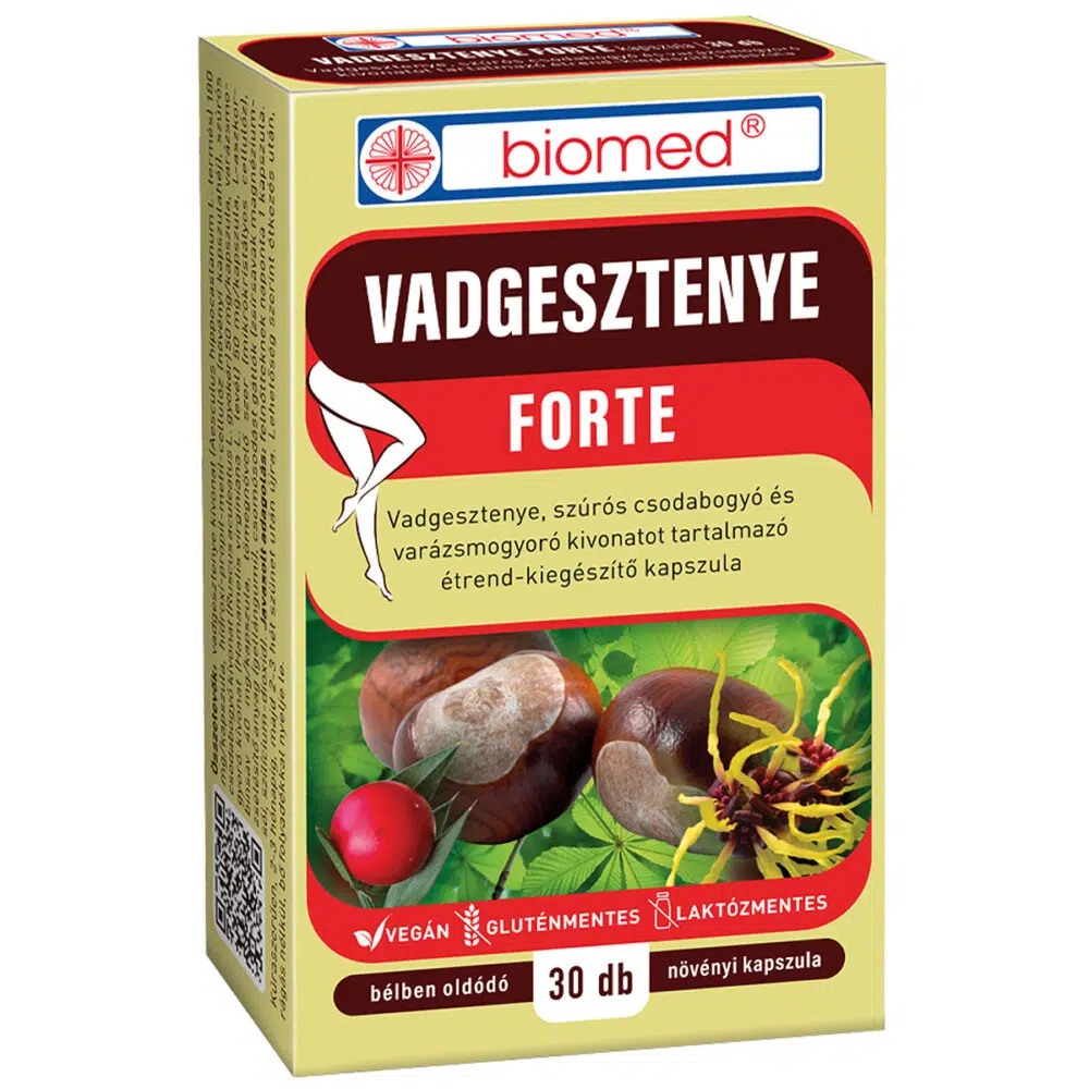 Biomed vadgesztenye forte kapszula 30 db Biomed vadgesztenye forte kapszula 30 db