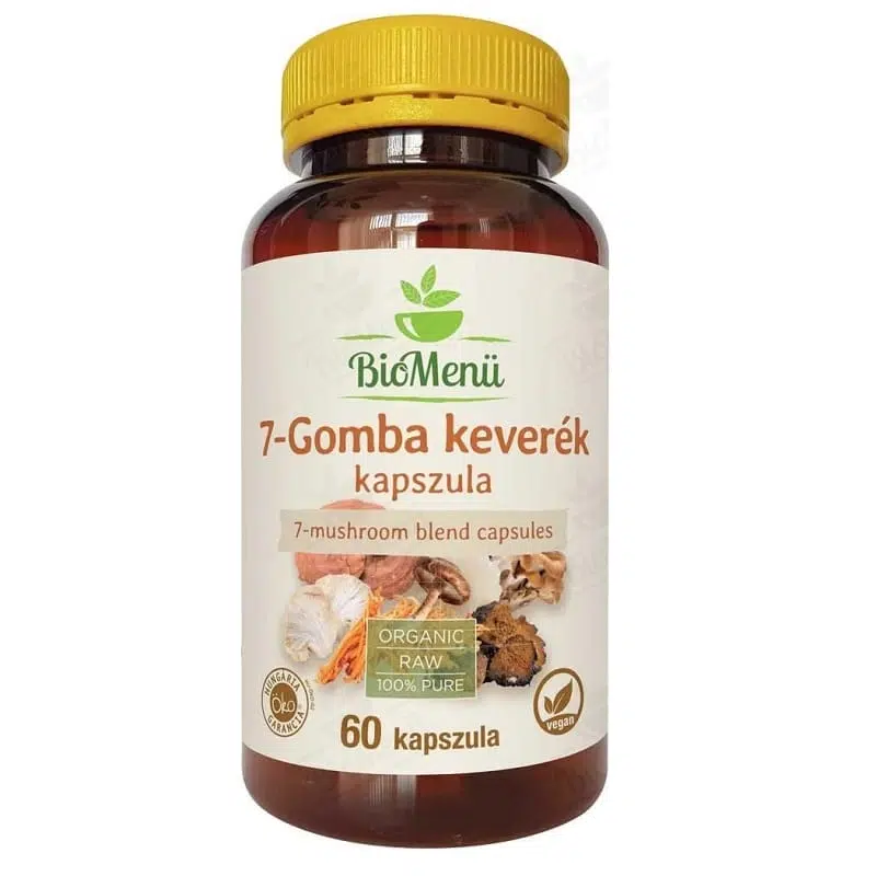 Biomenü bio 7-Gomba keverék kapszula 60 db Biomenü bio 7-Gomba keverék kapszula 60 db
