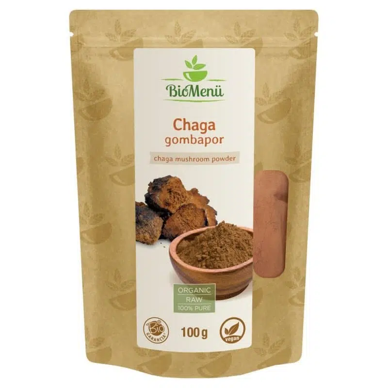 BioMenü Bio Chaga gombapor 100g BioMenü Bio Chaga gombapor 100g
